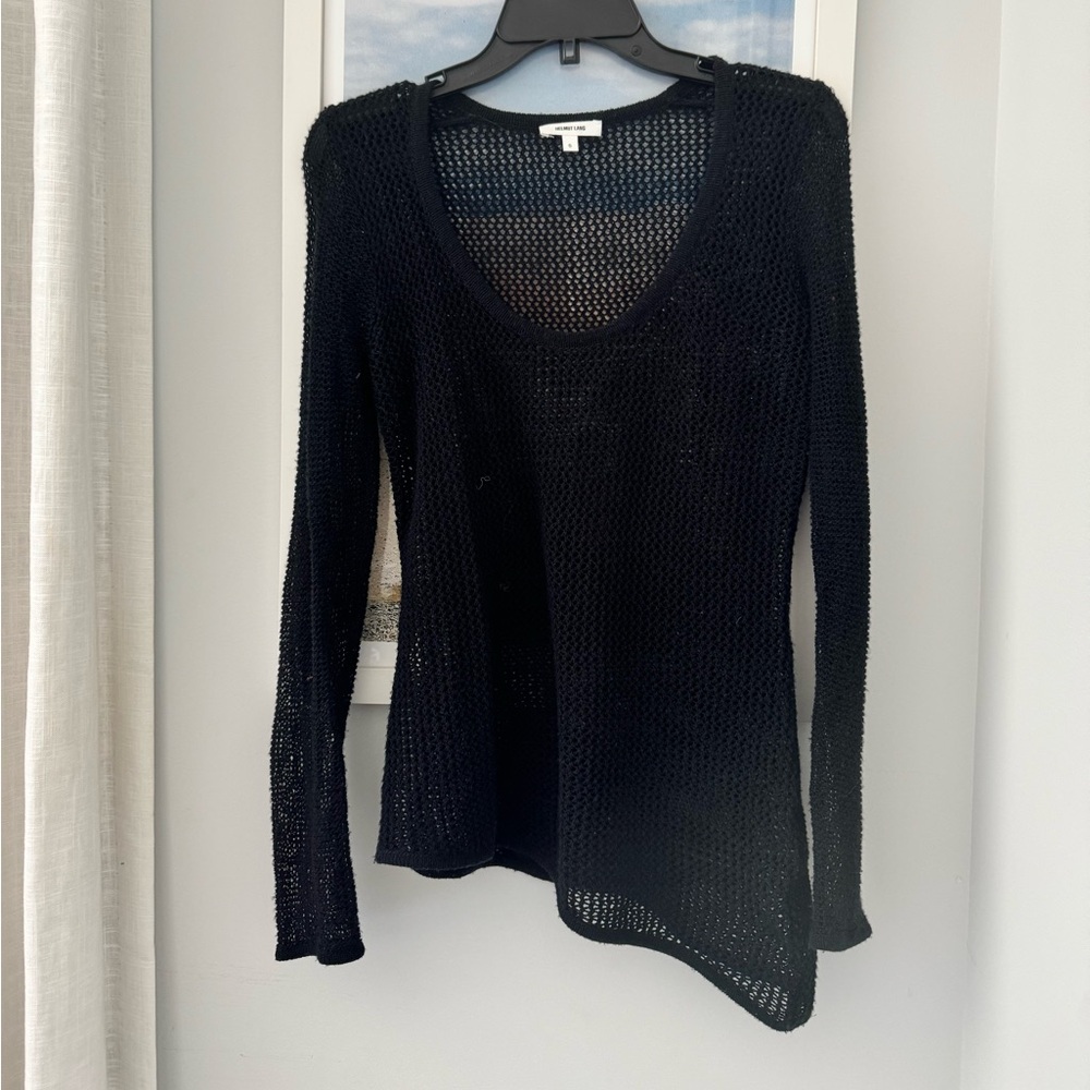 HELMUT LANG BLACK SWEATER SIZE SMALL